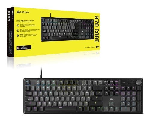 Corsair K70 CORE RGB keyboard Gaming USB QWERTY UK International Grey