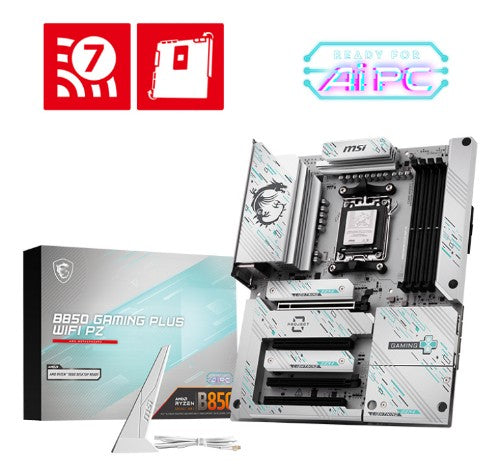 MSI B850 GAMING PLUS WIFI PZ motherboard AMD B850 Socket AM5 ATX