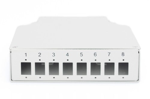 Digitus Din Rail Splice Box for 8 LC/DX couplers