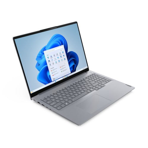 Lenovo ThinkBook 16 G8 IAL Intel Core Ultra 5 225U Laptop 40.6 cm (16") WUXGA 16 GB DDR5-SDRAM 512 GB SSD Wi-Fi 6E (802.11ax) Windows 11 Pro German Grey