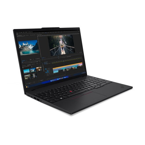 Lenovo ThinkPad T16 Gen 3 Intel Core Ultra 5 135U Laptop 40.6 cm (16") Touchscreen WUXGA 16 GB DDR5-SDRAM 512 GB SSD Wi-Fi 6E (802.11ax) Windows 11 Pro English Black