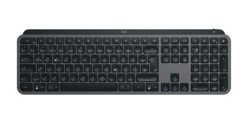 Logitech 920-010926 keyboard Mouse included Office RF Wireless + Bluetooth QWERTZ German Graphite