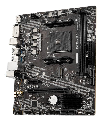 MSI A520M-A PRO motherboard AMD A520 Socket AM4 micro ATX