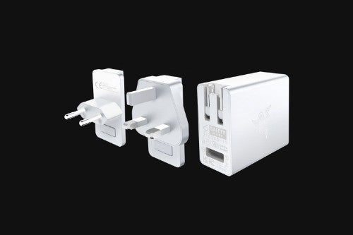 Razer RC21-01700200-R3M1 mobile device charger Headphones, Headset, Mobile phone, Netbook, Laptop, Power bank, Smartphone, Smartwatch, Tablet, Telephone White AC Indoor