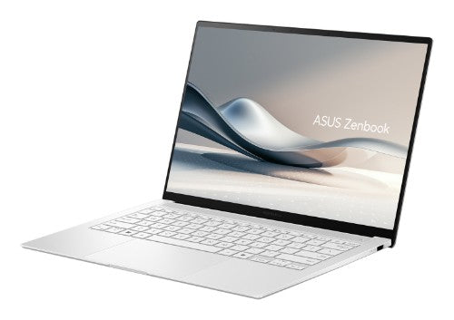 ASUS Zenbook S14 UX5406SA-PZ169W Copilot+ PC Intel Core Ultra 7 258V Laptop 35.6 cm (14") Touchscreen 3K 32 GB LPDDR5x-SDRAM 1 TB SSD Wi-Fi 7 (802.11be) Windows 11 Home White