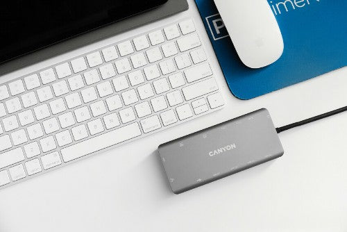 Canyon DS-12 USB 3.2 Gen 1 (3.1 Gen 1) Type-C Grey