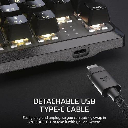 Corsair K70 CORE TKL keyboard Gaming USB QWERTY UK English Black