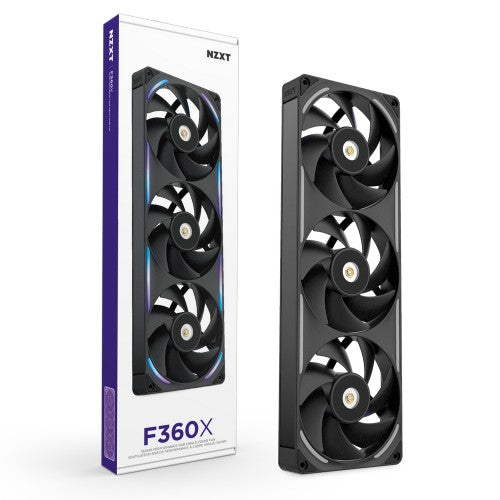 NZXT F360X Computer case Fan 12 cm Black 1 pc(s)