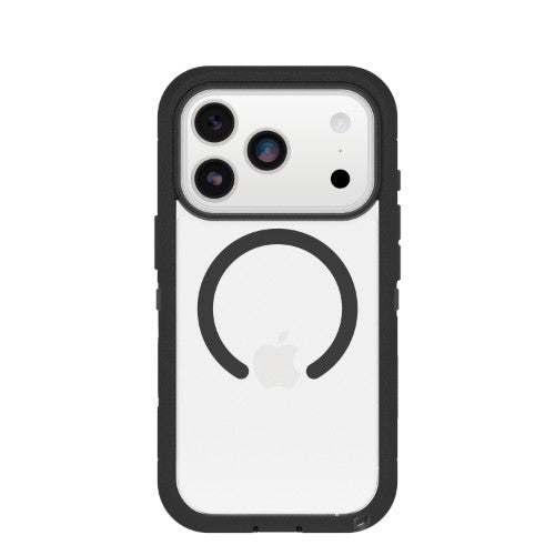 OtterBox Defender Pro XT Clear Series for Apple iPhone 17 Pro, transparent/black