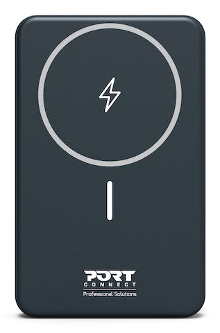 Port Designs 907005 power bank Lithium Polymer (LiPo) 10000 mAh Wireless charging Black