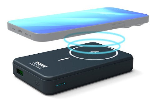 Port Designs 907005 power bank Lithium Polymer (LiPo) 10000 mAh Wireless charging Black