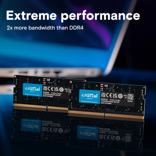 Crucial CT64G56C46S5 memory module 64 GB 1 x 64 GB DDR5 262-pin SO-DIMM
