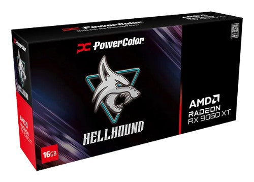 PowerColor Hellhound AMD Radeon RX 9060 XT 16GB GDDR6