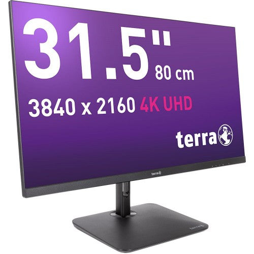 TERRA 3030234 computer monitor 80 cm (31.5") 3840 x 2160 pixels 4K Ultra HD LCD Black