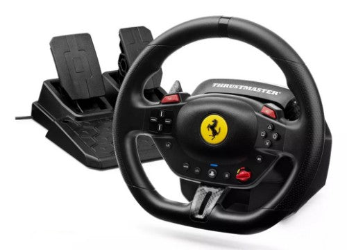 Thrustmaster T98-P FERRARI 296 GTB Black Steering wheel + Pedals PC, PlayStation 4, PlayStation 5