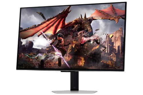 Samsung G80SD computer monitor 81.3 cm (32") 3840 x 2160 pixels 4K Ultra HD OLED Silver