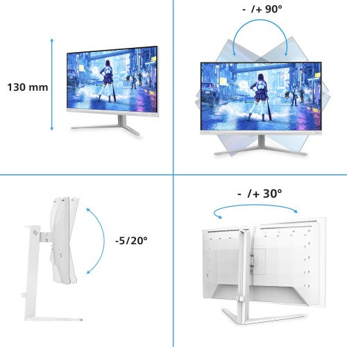 Philips 27M2N5201P/00 computer monitor 68.6 cm (27") 1920 x 1080 pixels White
