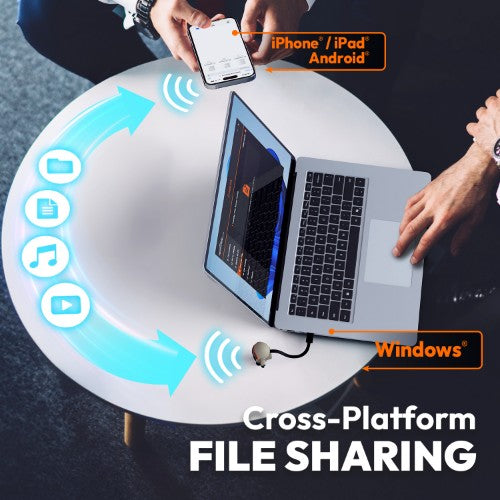 j5create JUAW22 AERO DROP CrossLink Wireless Dongle
