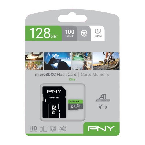 PNY Elite 128 GB MicroSDXC UHS-I Class 10