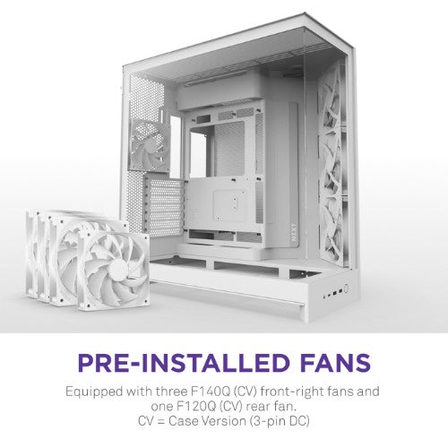 NZXT H9 Flow Midi Tower White