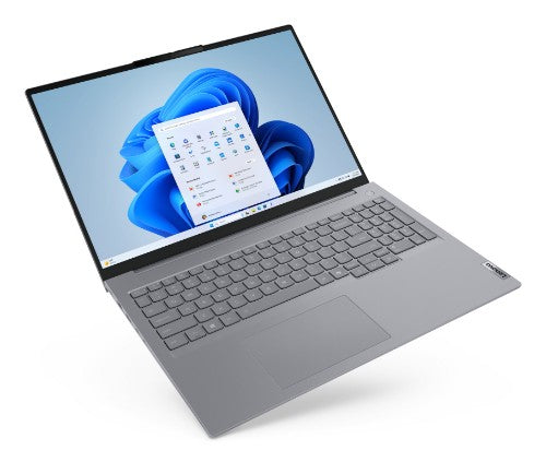 Lenovo ThinkBook 16 G8 IAL Intel Core Ultra 5 225U Laptop 40.6 cm (16") WUXGA 16 GB DDR5-SDRAM 512 GB SSD Wi-Fi 6E (802.11ax) Windows 11 Pro German Grey