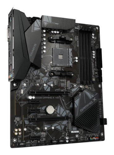 GIGABYTE B550 Gaming X V2 Motherboard - AMD Ryzen 5000 CPUs, 10+3 Phases VRM, up to 4733MHz DDR4, 1xPCIe 4.0 + 1xPCIe 3.0 M.2, 1GbE LAN, USB 3.2 Gen 2