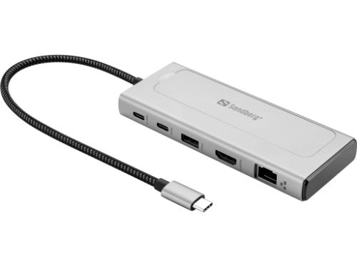 Sandberg USB-C 6in1 Travel Dock SSD Case