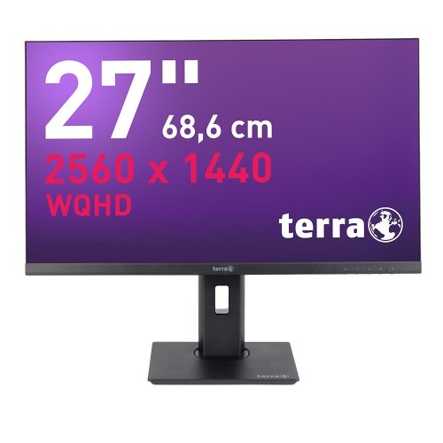 TERRA 3030268 computer monitor 68.6 cm (27") 2560 x 1440 pixels Wide Quad HD LED Black