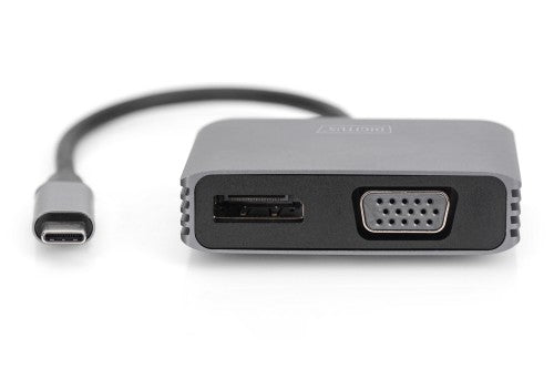 Digitus USB Type-C™ 4K 2-in-1 DisplayPort + VGA Graphics Adapter