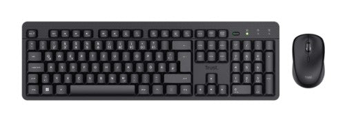 Trust TKM-360 keyboard Mouse included Office RF Wireless QWERTY UK English Black