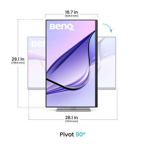 BenQ MA320UP computer monitor 80 cm (31.5") 3840 x 2160 pixels 4K Ultra HD White