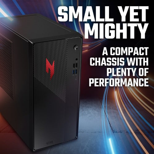 Acer NITRO 20 N20-101 Gaming Desktop - Intel Core 5-210H, 16GB, 512GB SSD, Nvidia GeForce RTX 5050, Windows 11, Black