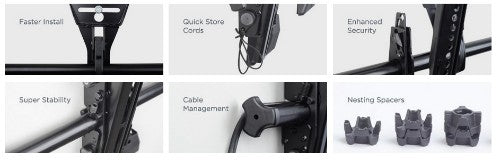 Chief MTM1U TV mount/stand 139.7 cm (55") Black