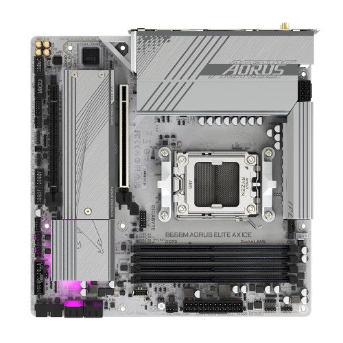 GIGABYTE B650M AORUS ELITE AX ICE Motherboard