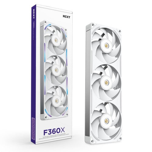 NZXT F360X Computer case Fan 12 cm White 1 pc(s)