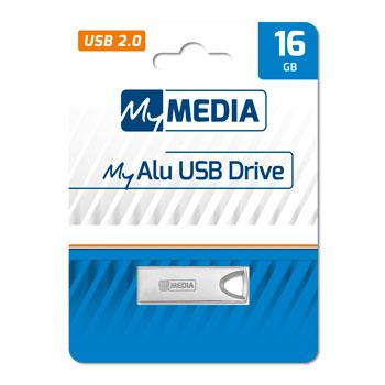 MyMedia MyAlu USB 2.0 USB flash drive 16 GB USB Type-A Silver