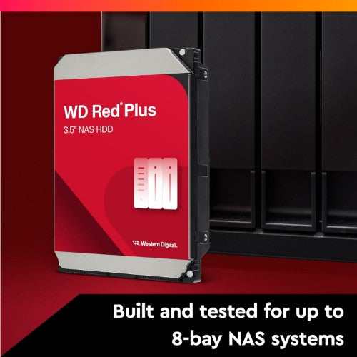 Western Digital Red Plus WD40EFZZ internal hard drive 4 TB 5400 RPM 128 MB 3.5" Serial ATA III