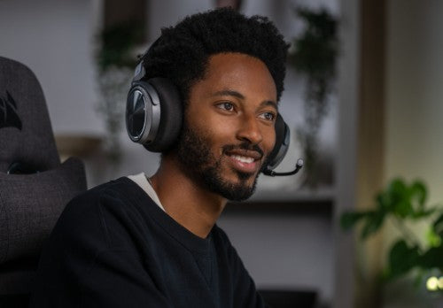 Corsair VIRTUOSO MAX Headset Wireless Head-band Gaming Bluetooth Black, Carbon