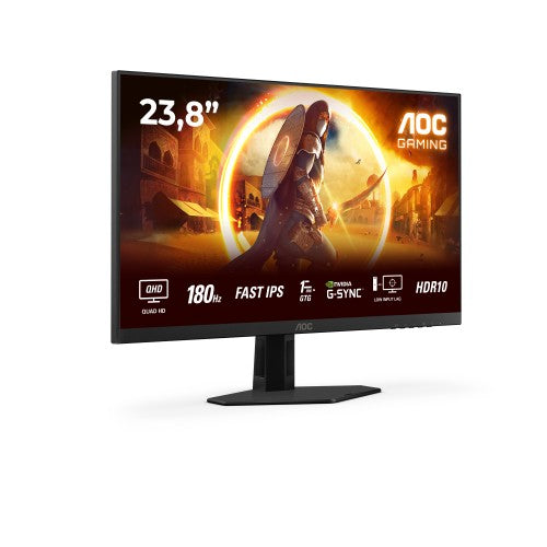 AOC G4 Q24G4RE computer monitor 60.5 cm (23.8") 2560 x 1440 pixels Quad HD LED Black, Red