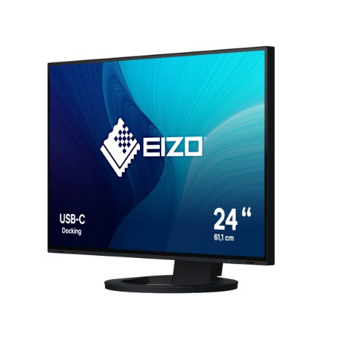 EIZO FlexScan EV2485-BK computer monitor 61.2 cm (24.1") 1920 x 1200 pixels WUXGA LED Black