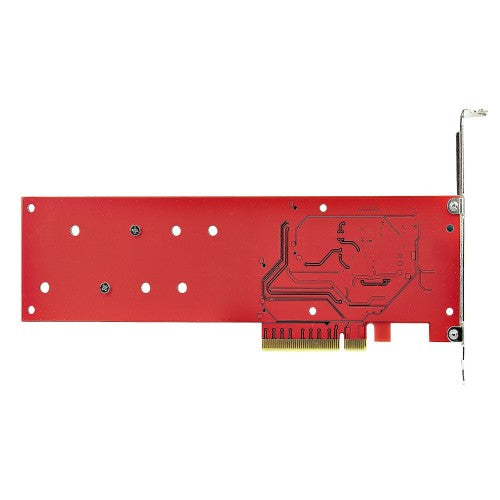StarTech.com Dual M.2 PCIe SSD Adapter Card, PCIe x8 / x16 to Dual NVMe or AHCI M.2 SSDs, PCI Express 4.0, 7.8GBps/Drive, Bifurcation Required - Windows/Linux Compatible