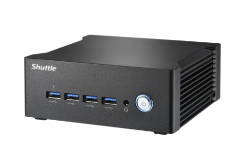 Shuttle Nano PC NA10H7, AMD Ryzen™ 7-8845HS APU, Radeon780M , 2xHDMI, 2xUSB-C 4.0(DP), 2x2.5Gbit LAN, 24/7 permanent operation, incl. VESA