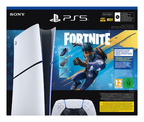 Sony PlayStation 5 (model group - Slim) Digital Edition, Fortnite Flowering Chaos Bundle