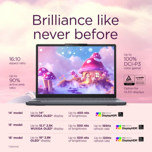 Lenovo IdeaPad Slim 3 14ARP10 AMD Ryzen™ 7 170 Laptop 35.6 cm (14") WUXGA 16 GB DDR5-SDRAM 512 GB SSD Wi-Fi 7 (802.11be) Windows 11 Home in S mode English Grey