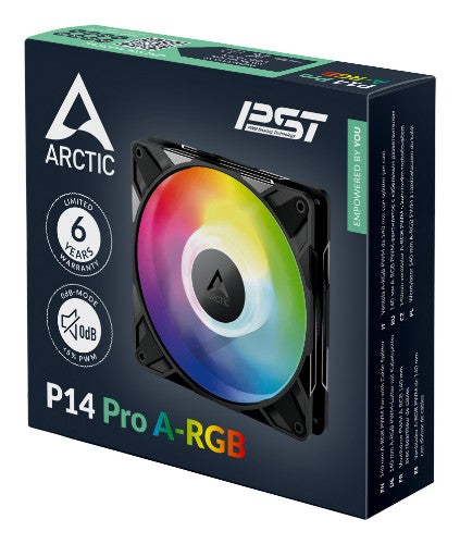 ARCTIC P14 Pro A-RGB 140 mm A-RGB PWM Fan with Cable Splitter