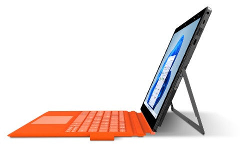 Geo Computers GeoPad 220 Hybrid (2-in-1) 30.7 cm (12.1") Touchscreen 2K Intel® Pentium® Silver N5030 4 GB LPDDR4-SDRAM 128 GB SSD Wi-Fi 5 (802.11ac) Windows 11 Home in S mode Orange