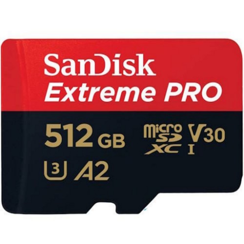 SanDisk Extreme PRO 512 GB MicroSDXC UHS-I Class 10