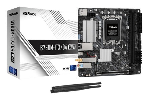 Asrock B760M-ITX/D4 WiFi Intel B760 LGA 1700 mini ITX