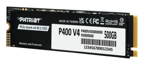 Patriot Memory P400 V4 500 GB M.2 PCI Express 4.0 NVMe