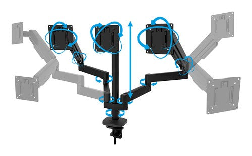 B-Tech BT7353/B monitor mount / stand 81.3 cm (32") Desk Black